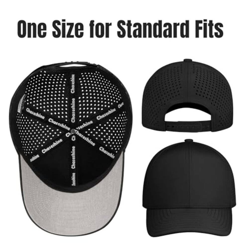 Performance Snapback Baseball Cap Structured 6-Pa… - image 3